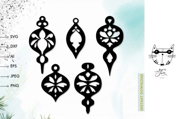 3D Christmas Ornaments SVG for Winter Amp Crafting