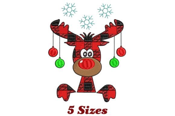 Buffalo Plaid Reindeer Christmas Design Review