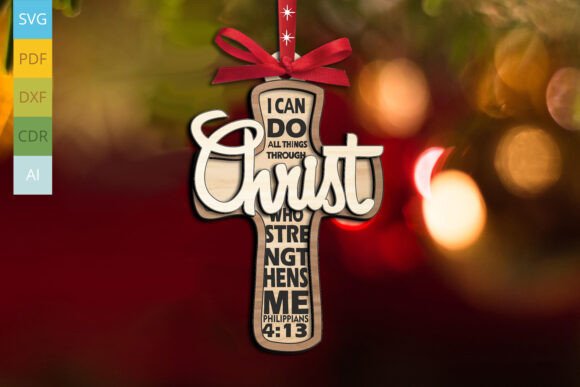 Christ Cross Christmas Holy Sacred SVG Review