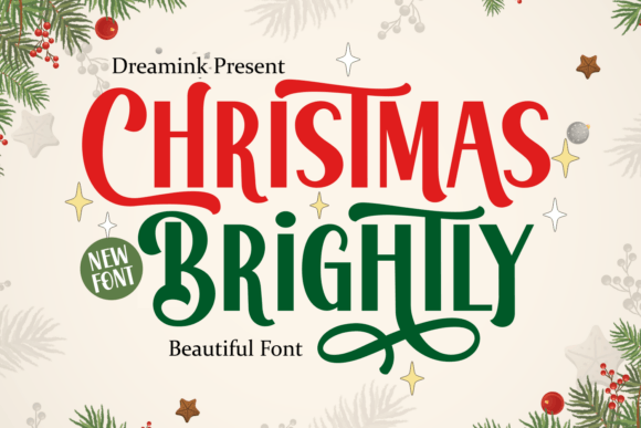 Christmas Brightly: A Display Asset for Festive Web Design