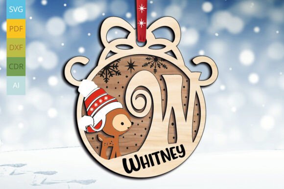 Christmas Letter W Festivities Ornament Review