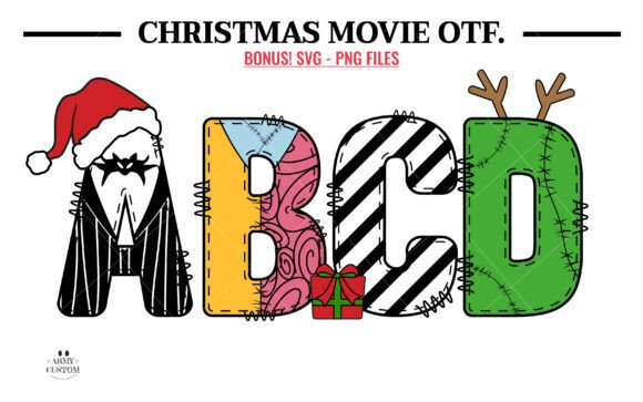 Christmas Movie Bundle: Color Fonts for Festive Web Design