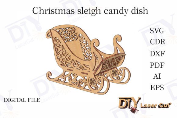 Christmas Sleigh Candy Dish Laser Cut: A Winter Amp Design Review