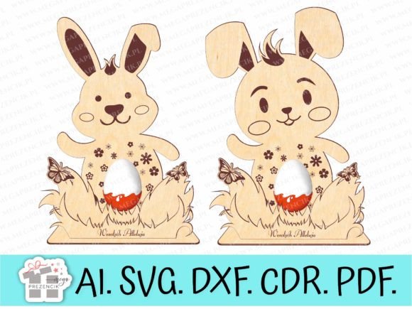 Easter Bunny Laser Egg SVG for Patterns
