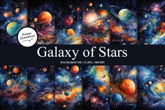 Galaxy of Stars Backgrounds: Patterns for Branding