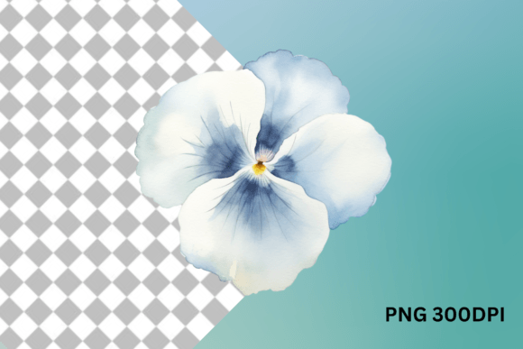 Pansy Flower Clipart for Crafts & Web Design