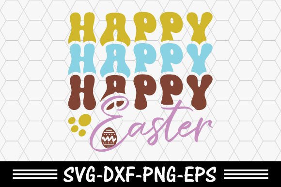 Retro Easter SVG for T-Shirt Designs & Blogs