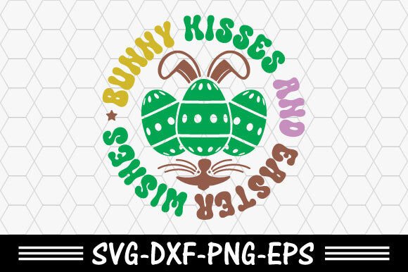 Retro Easter SVG Review: Bunny Kisses for Embroidery