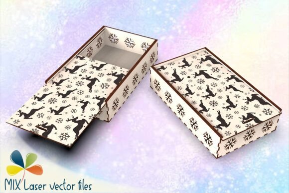 Review: Christmas Engraved Sliding Lid Gift Box for Winter Amp