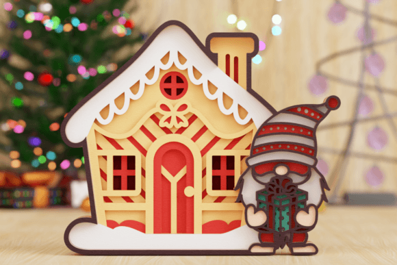 Review: Christmas Gnome with House 3D Multilayer