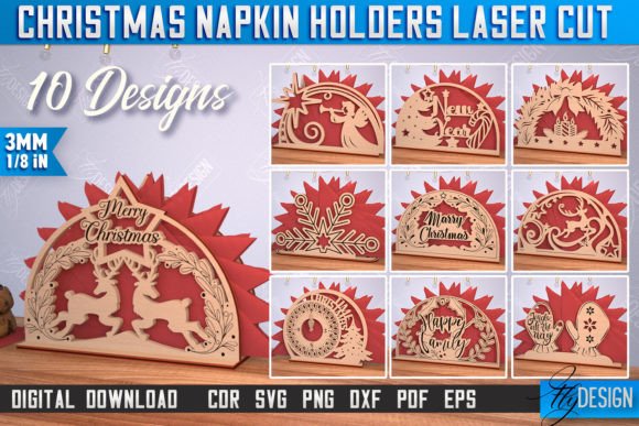 Review: Christmas Napkin Holder Bundle New Year Winter Amp