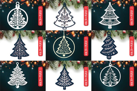 Review: Christmas Tree Ornament Cut File Bundle