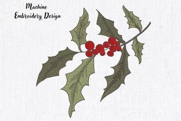 Reviewing Christmas Holly Leaves and Berries 2 for Branding