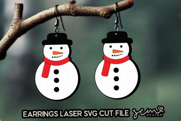 Reviewing the Christmas Snowman Earrings Laser SVG for Winter Amp