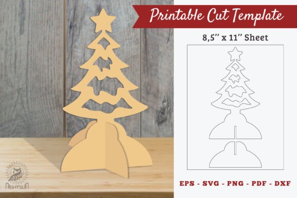 Reviewing the Christmas Tree Printable Cut Template for Winter Amp