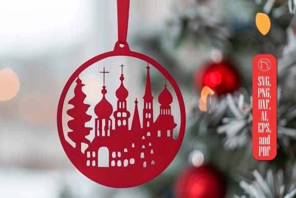 Santa Town SVG for Winter Amp Crafting