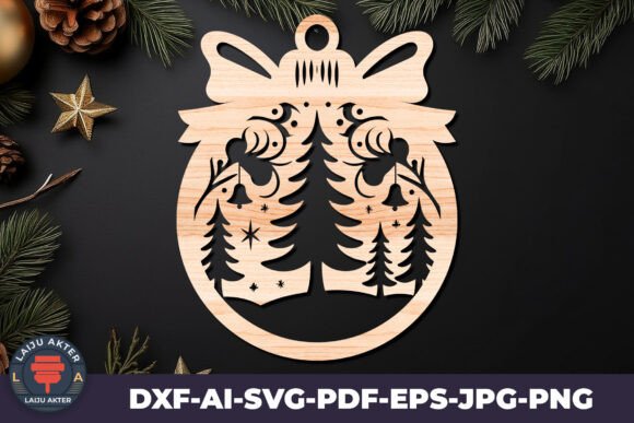 Simple Cut Christmas Ornament for Winter Amp Projects