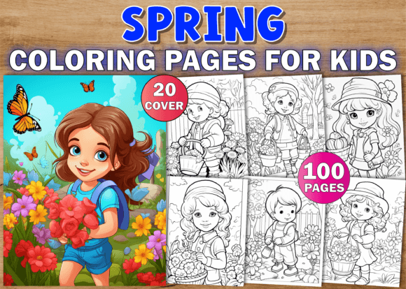 Spring Coloring Book for Kids - KDP: A Crafter’s Review