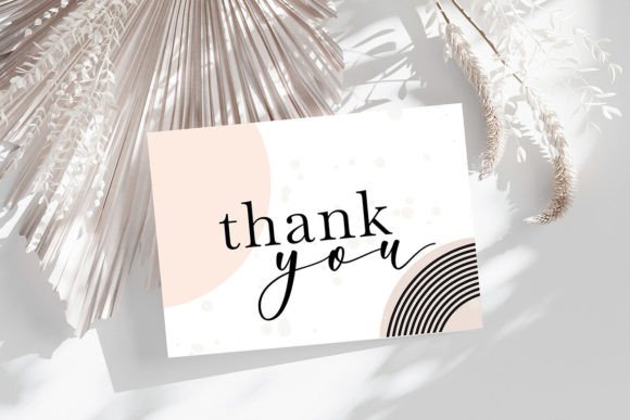 Thank You Card Template, Editable Print Templates Review